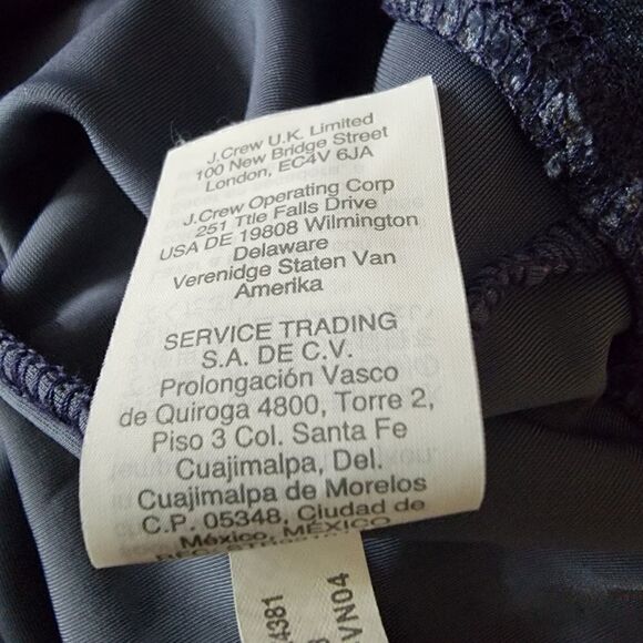 Madewell Navy Blue Velvet Top with Balloon Sleeves. Size S. - Picture 10 of 11